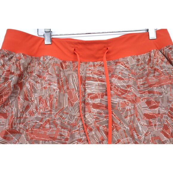 Lululemon Men's Patterned Athletic Board Shorts L Swimming  Elastane Red/White - Picture 9 of 11